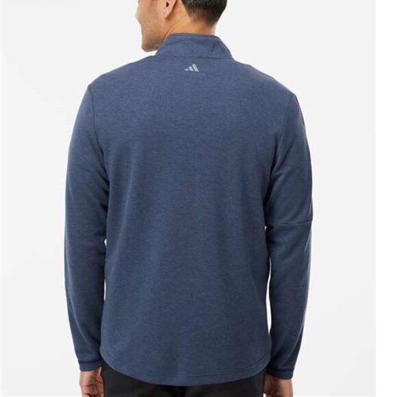 Adidas A554 3-Stripes Quarter-Zip Sweater Size L (New) - Picture 2 of 10